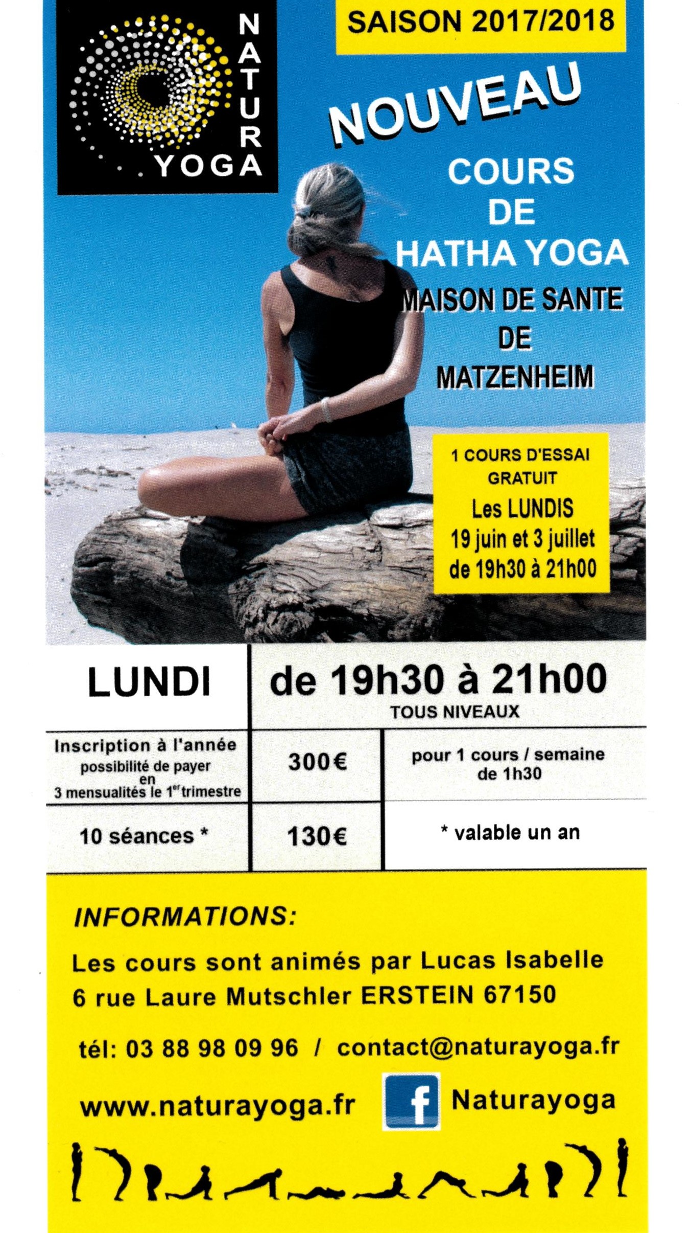 Cours de yoga à Matzenheim